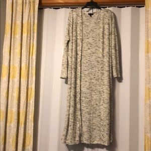 Lightweight knit, ribbed duster from Lane Bryant